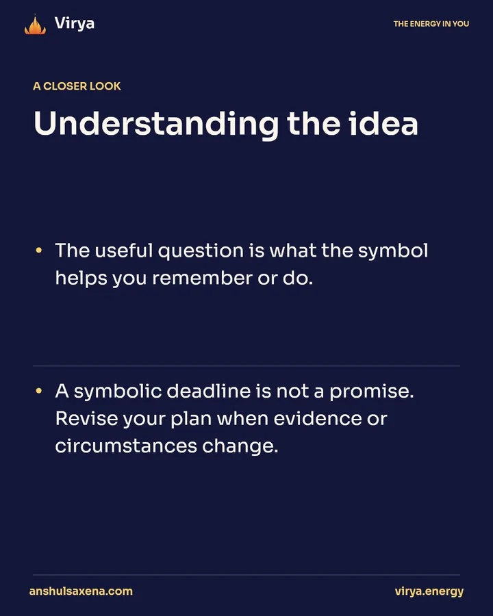 Use a symbol as a reminder, card 3 of 5