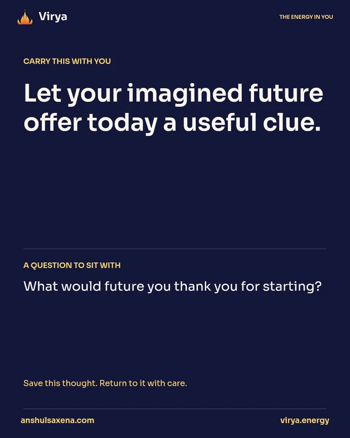 Write a letter from future you, card 5 of 5