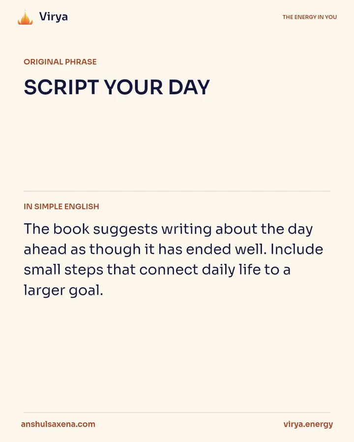 Imagine a useful day, card 2 of 5