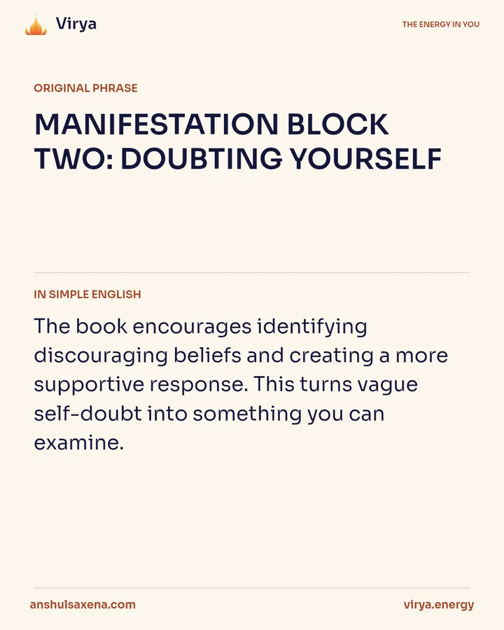 Question a limiting thought gently, card 2 of 5