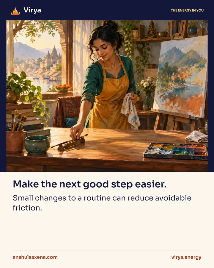 Make the next good step easier, card 1 of 5