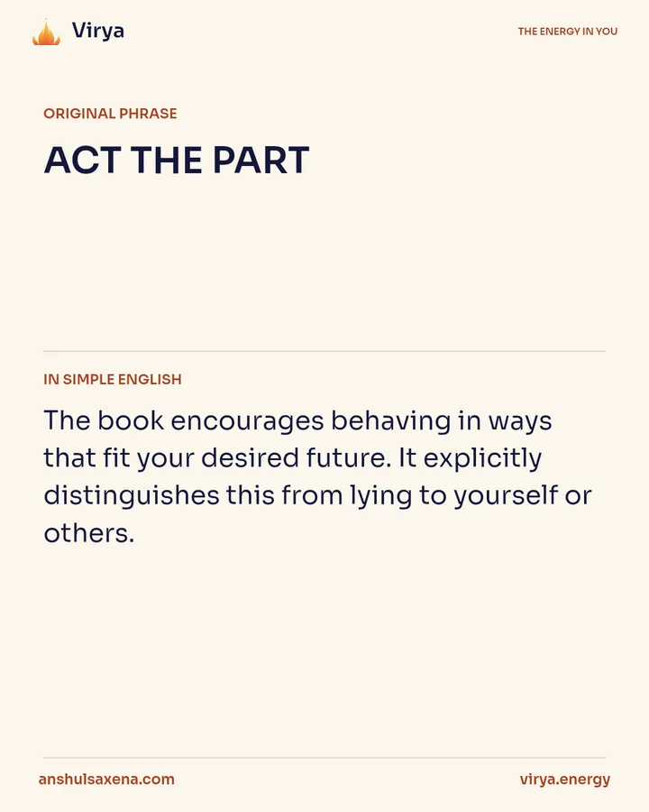 Practice the role through behavior, card 2 of 5