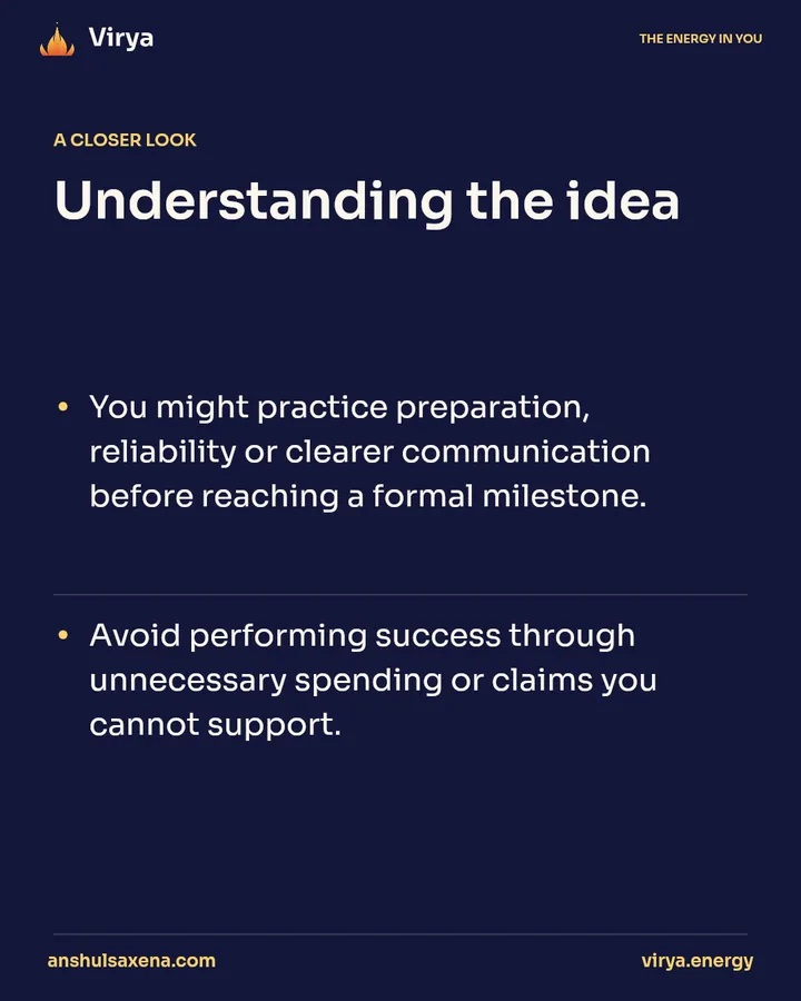 Practice the role through behavior, card 3 of 5