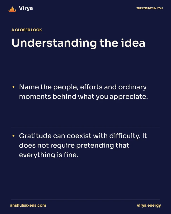 Notice the good. Pass some of it on, card 3 of 5