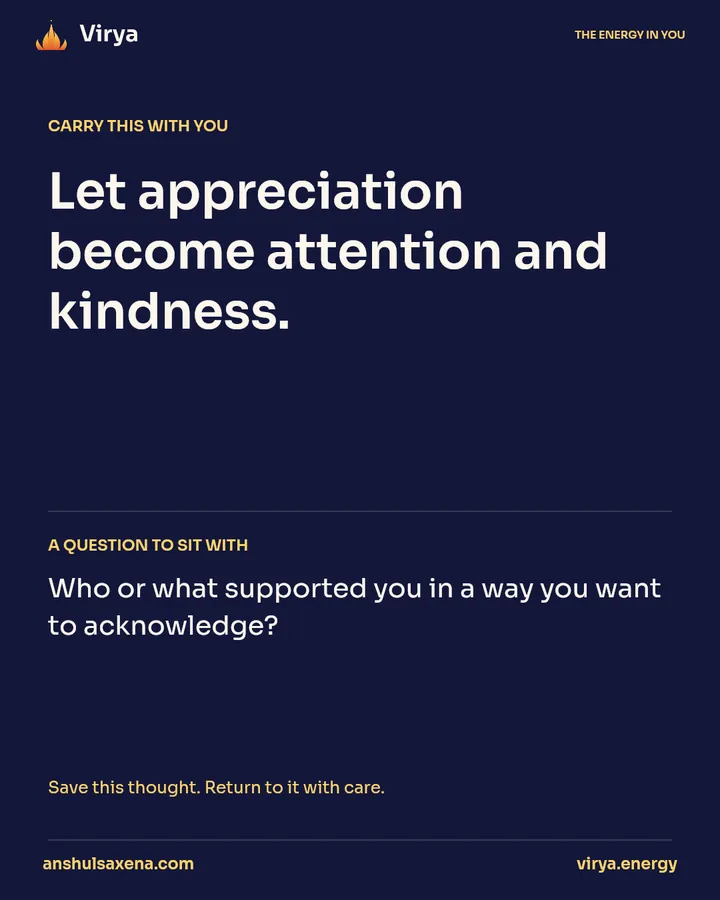 Notice the good. Pass some of it on, card 5 of 5
