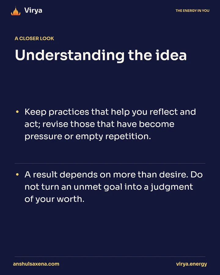 Keep the practice useful, card 3 of 5