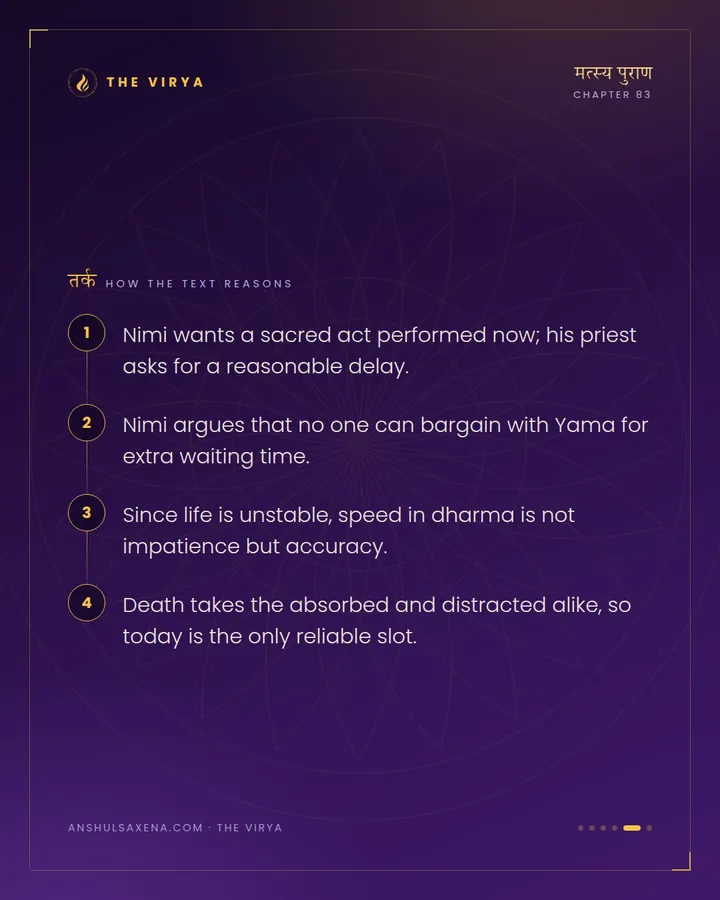 Nimi And Vasishtha, On Delay, card 5 of 6