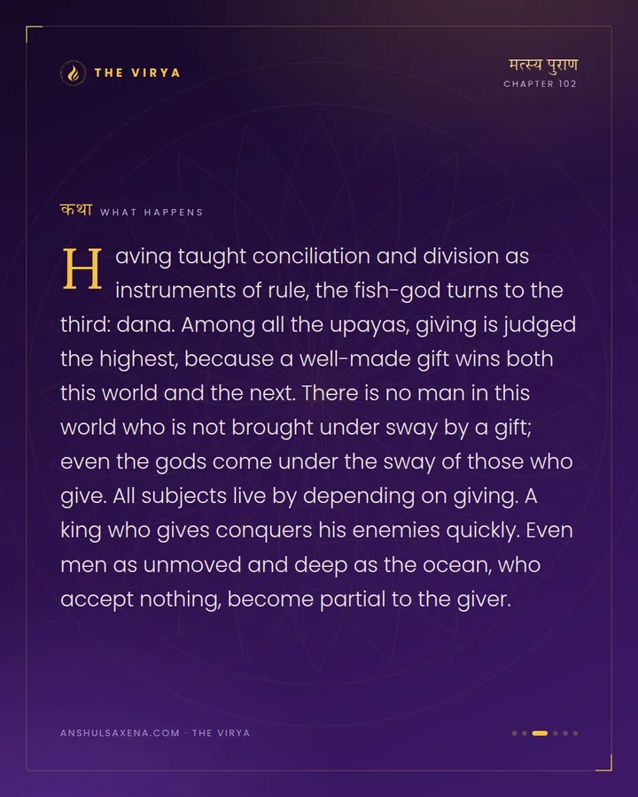 Dana, The Supreme Instrument Of Power, card 3 of 6