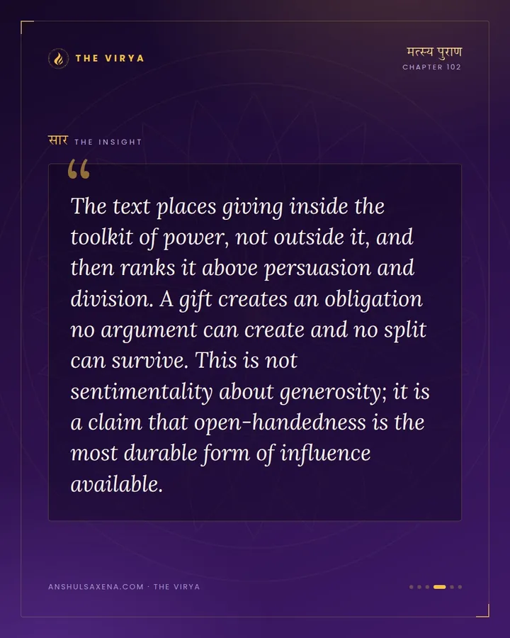 Dana, The Supreme Instrument Of Power, card 4 of 6