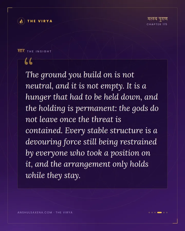 The Origin Of Vastu, The Pinned Being, card 4 of 6