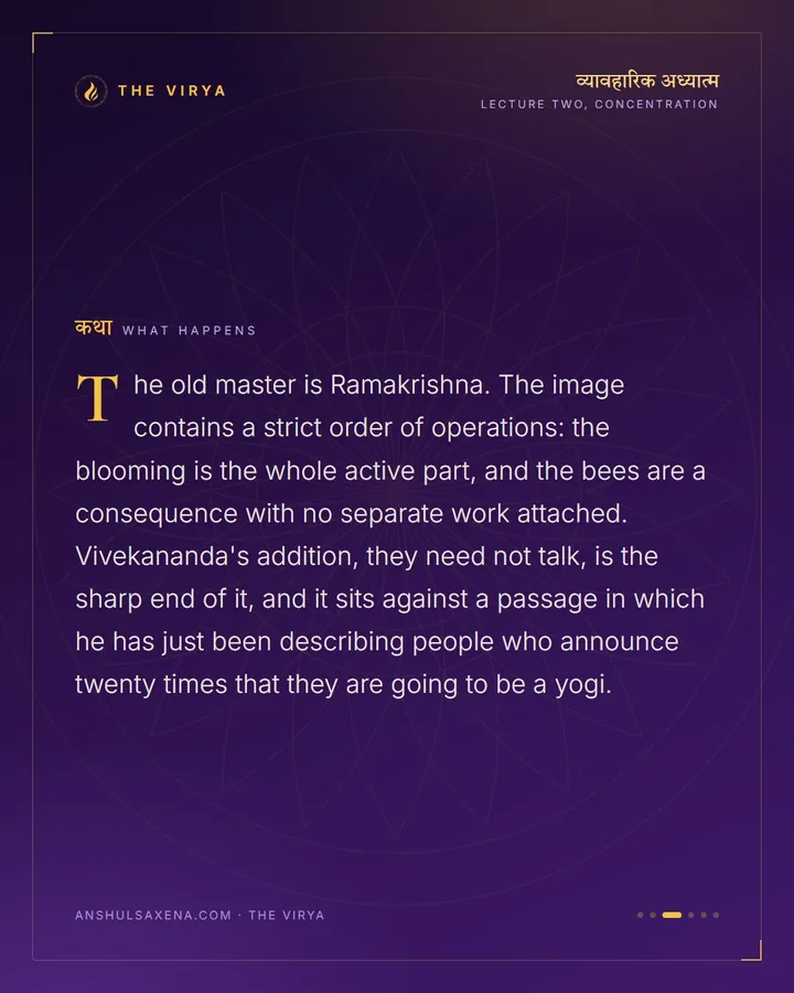 The Bees Come By Themselves, card 3 of 6