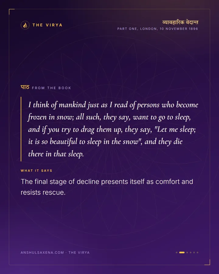 It Is So Beautiful To Sleep In The Snow, card 2 of 6