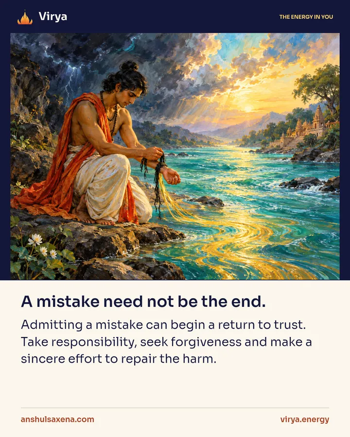 Painting for A mistake need not be the end