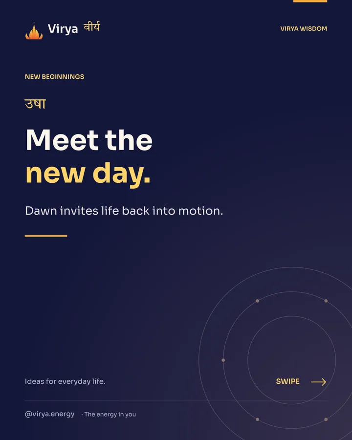 Meet the new day. Dawn invites life back into motion.