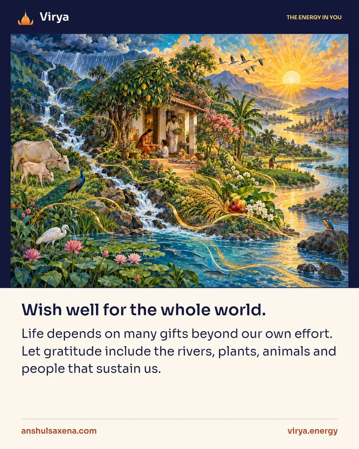 Painting for Wish well for the whole world