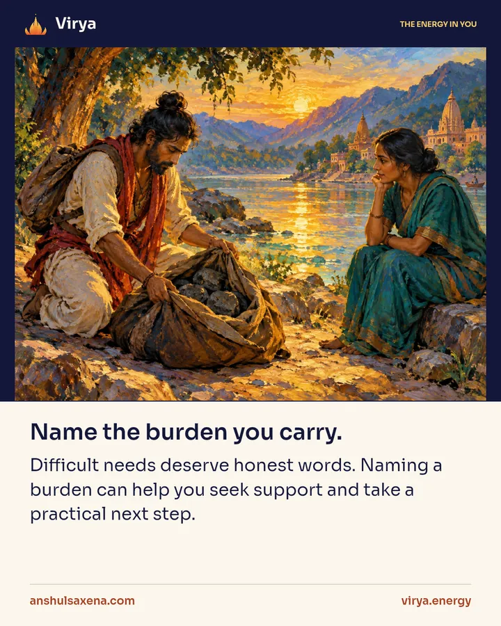 Painting for Name the burden you carry