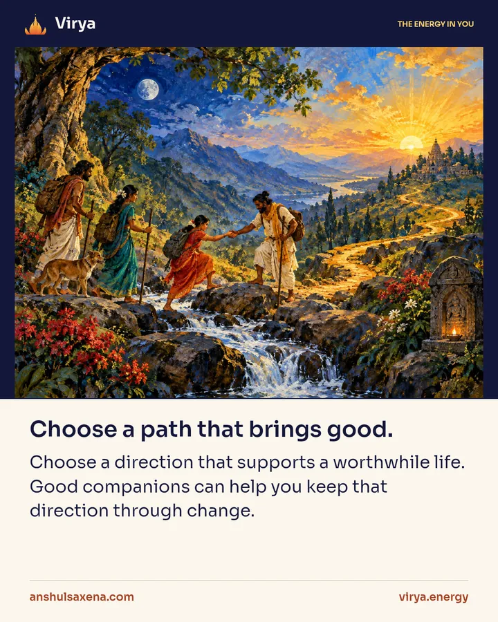 Painting for Choose a path that brings good