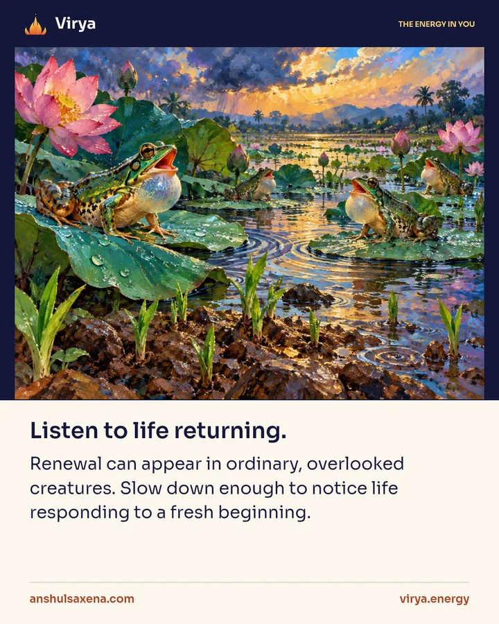 Painting for Listen to life returning