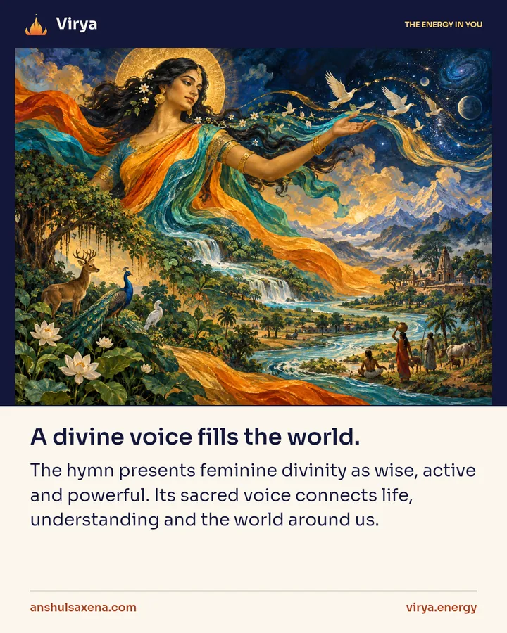 Painting for A divine voice fills the world