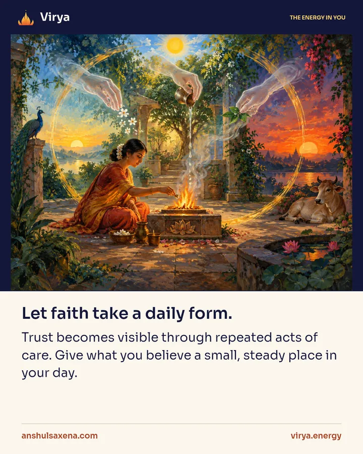 Painting for Let faith take a daily form
