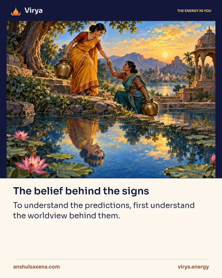 The belief behind the signs, card 1 of 6