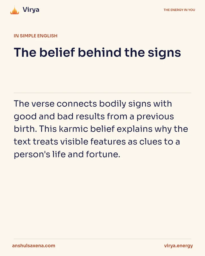 The belief behind the signs, card 3 of 6