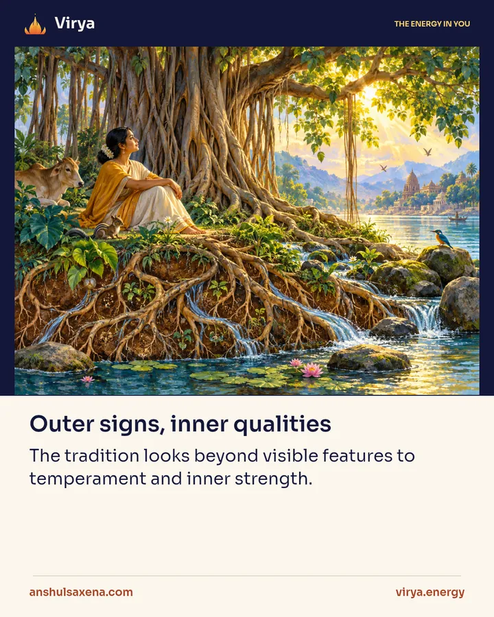 Outer signs, inner qualities, card 1 of 6