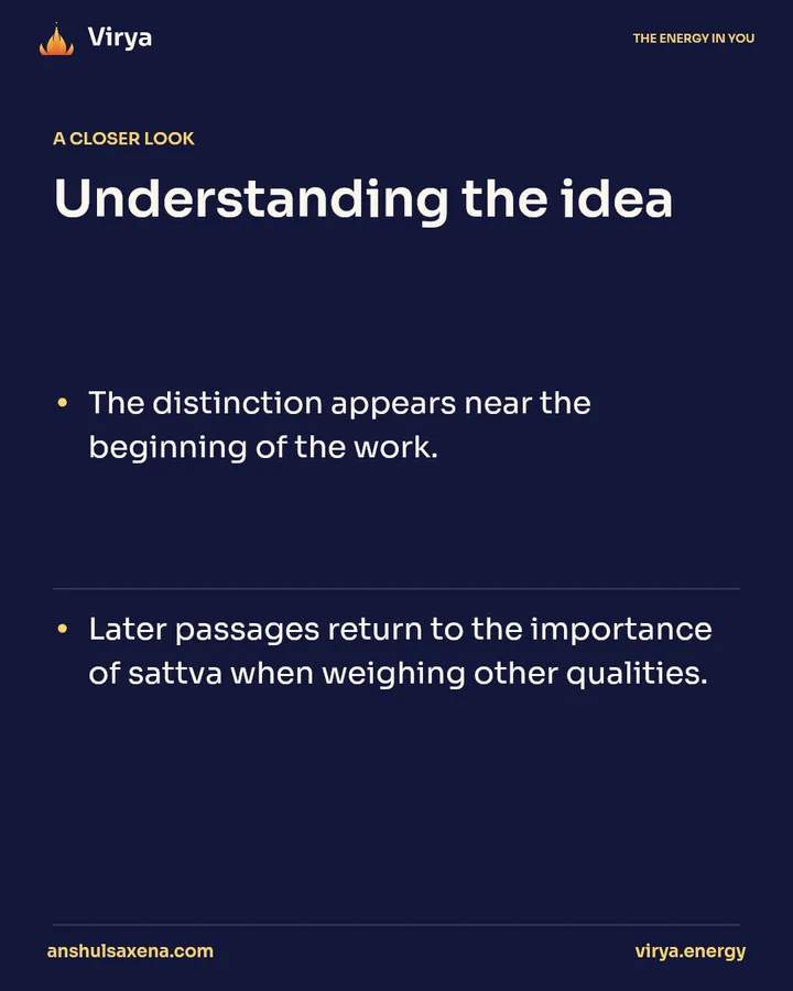 Outer signs, inner qualities, card 4 of 6