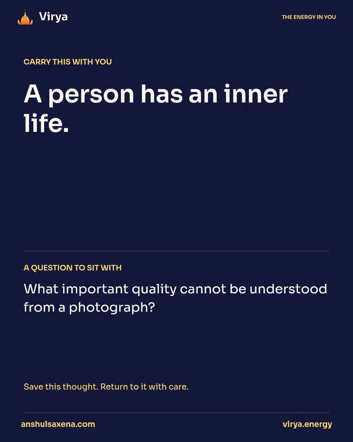 Outer signs, inner qualities, card 6 of 6