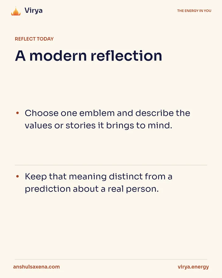 Reading an emblem as an emblem, card 4 of 5