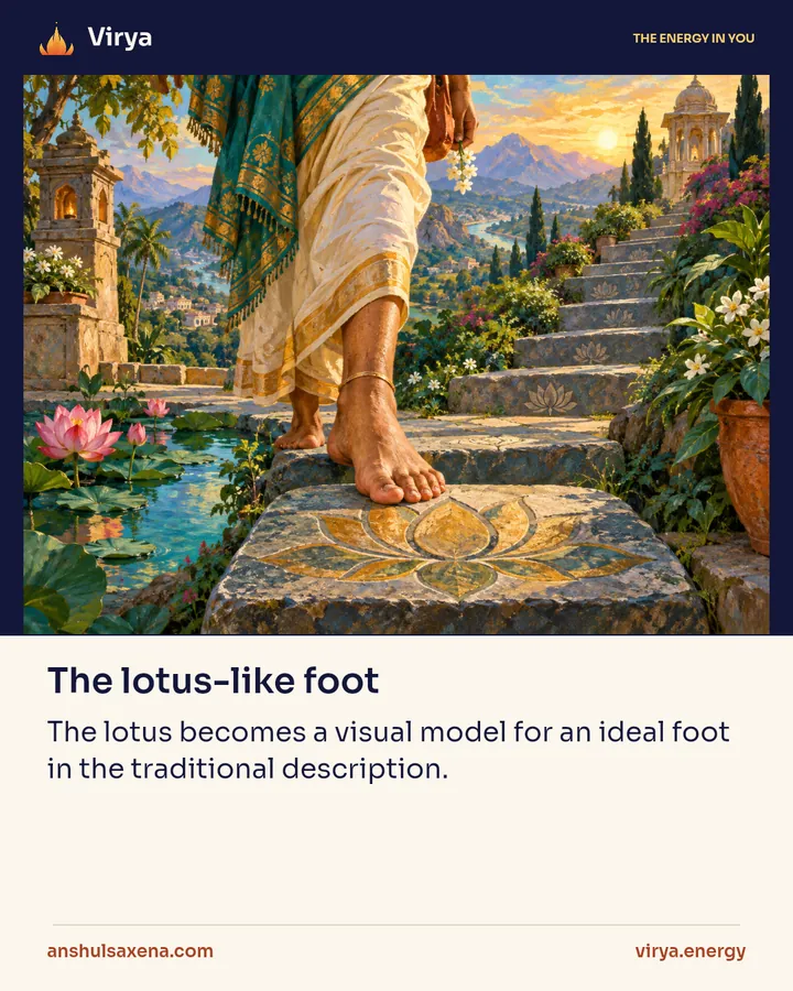 The lotus-like foot, card 1 of 6