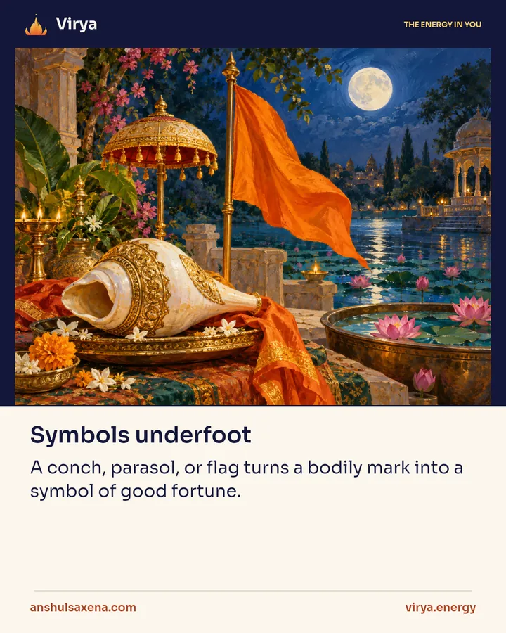 Symbols underfoot, card 1 of 6