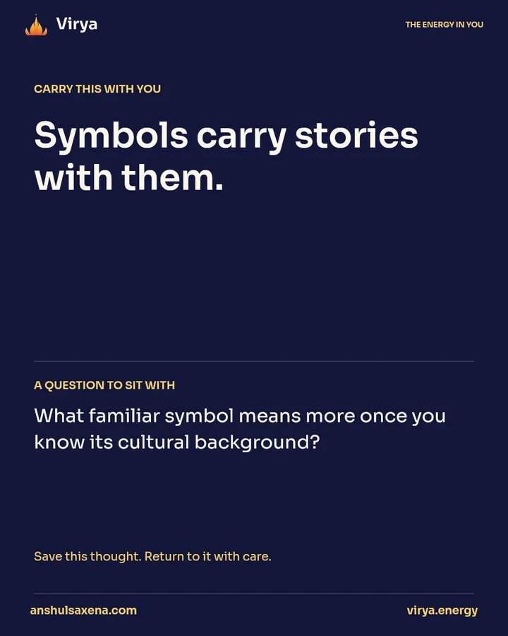 Symbols underfoot, card 6 of 6