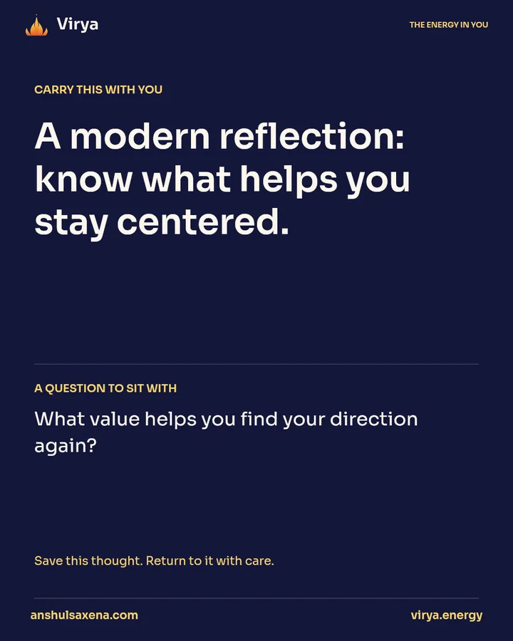 The center as a symbol, card 5 of 5