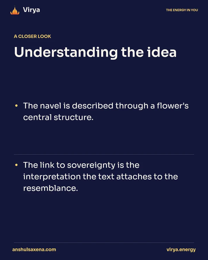 The lotus at the center, card 4 of 6