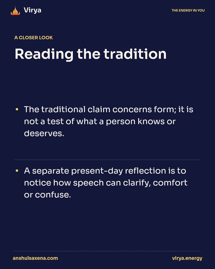 From the tongue to the words, card 3 of 5