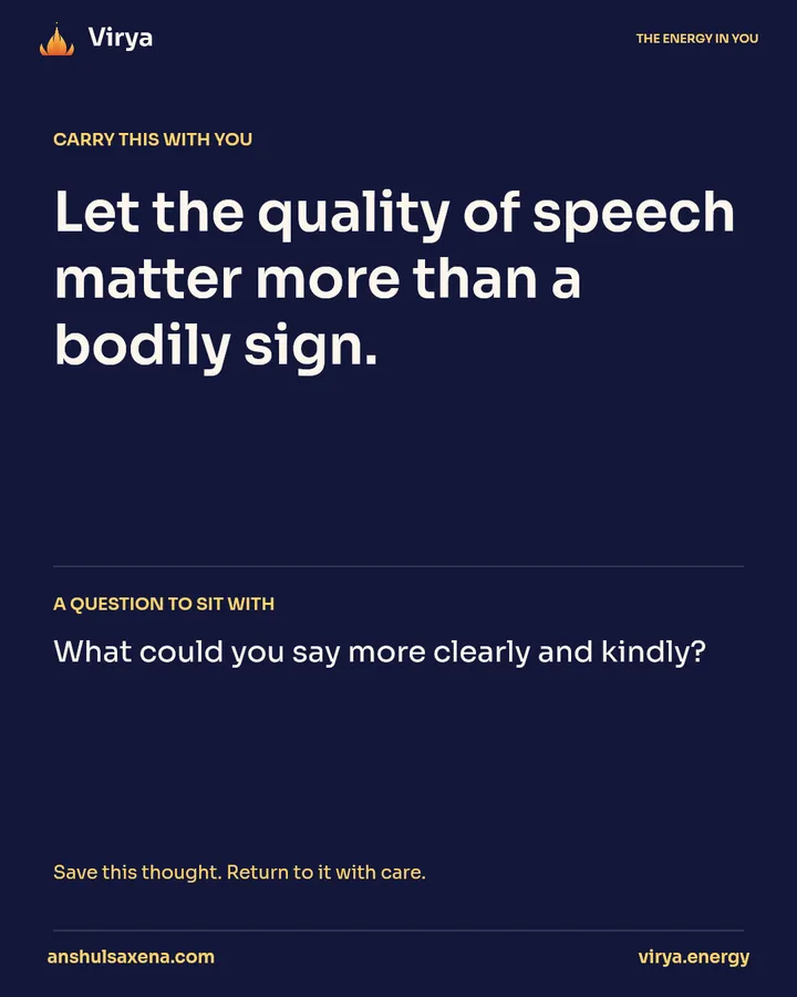 From the tongue to the words, card 5 of 5