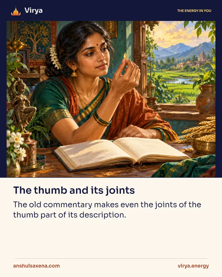The thumb and its joints, card 1 of 6