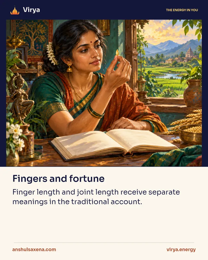 Fingers and fortune, card 1 of 6