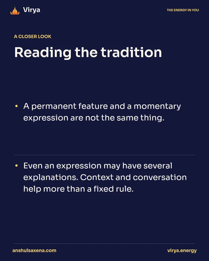 An expression needs context, card 3 of 5