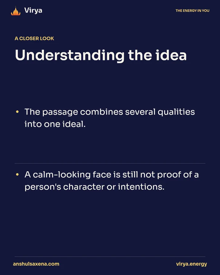 The ideal face, card 4 of 6