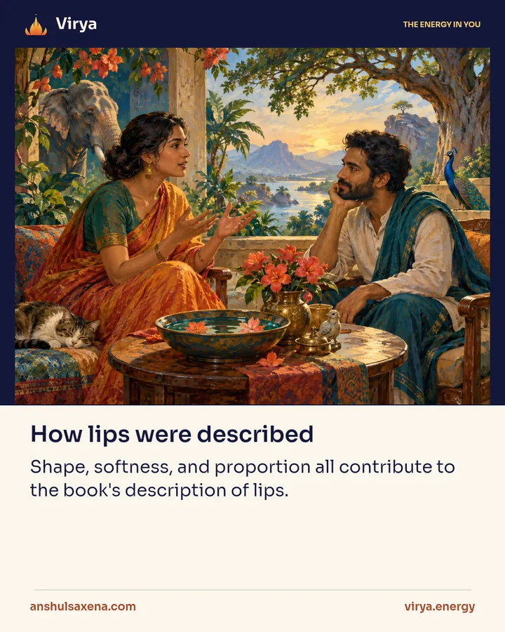 How lips were described, card 1 of 6