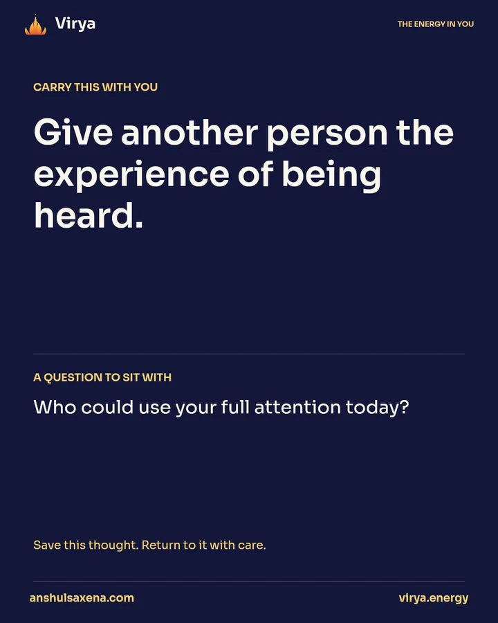 Turn attention toward listening, card 5 of 5
