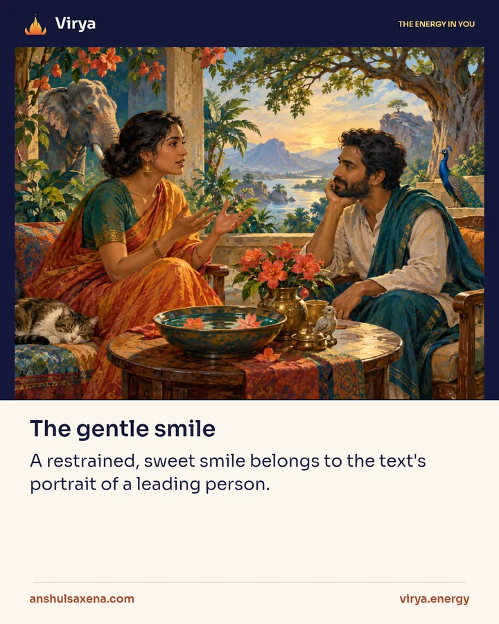 The gentle smile, card 1 of 6