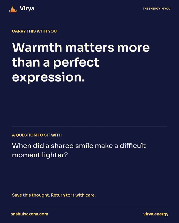The gentle smile, card 6 of 6