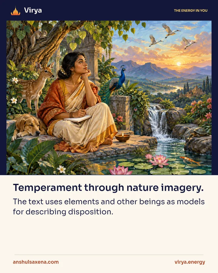Temperament through nature imagery, card 1 of 5