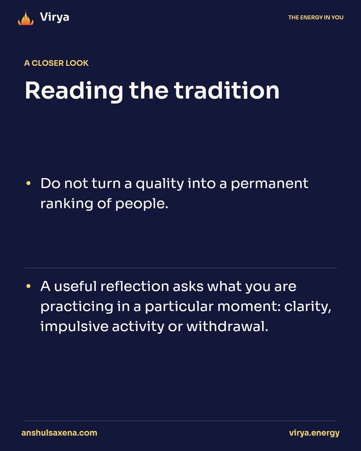 Qualities are invitations to reflect, card 3 of 5