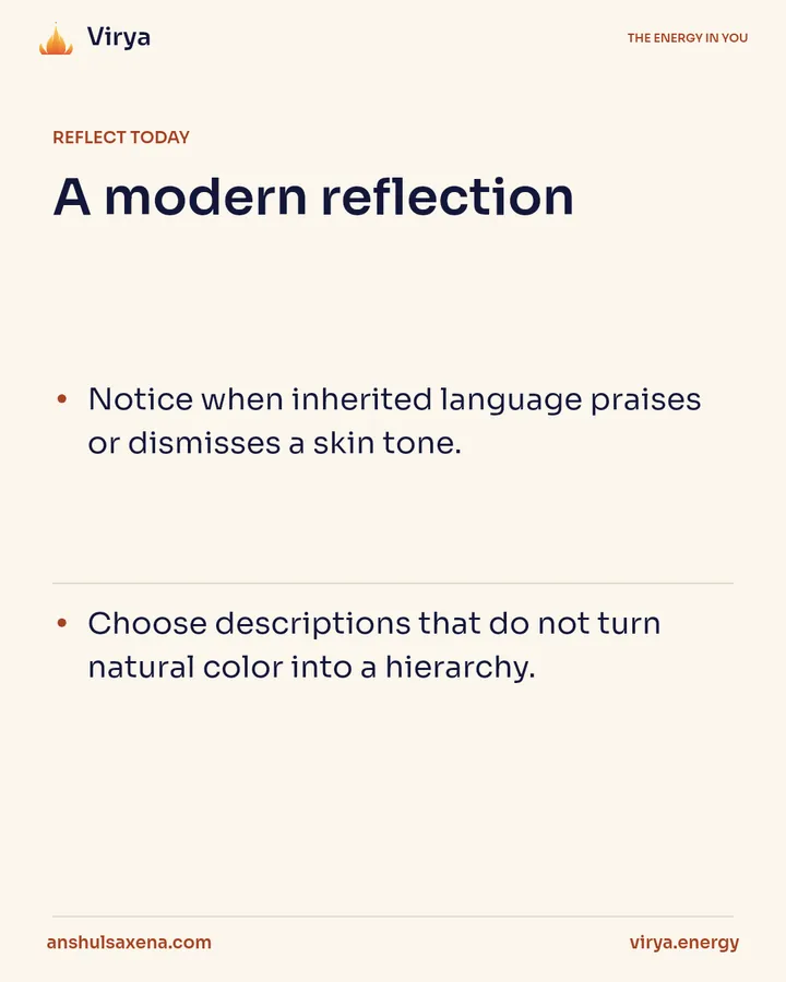 Skin color is not character, card 4 of 5