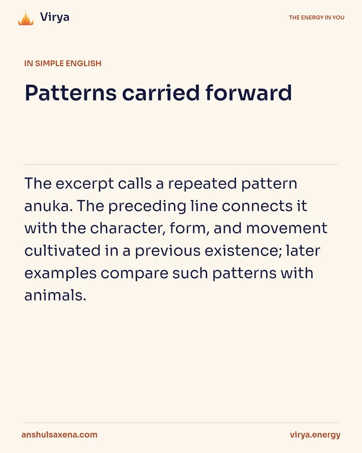 Patterns carried forward, card 3 of 6