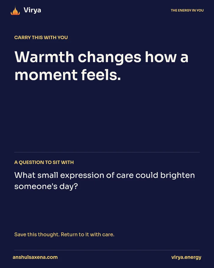 The warmth of sneha, card 6 of 6